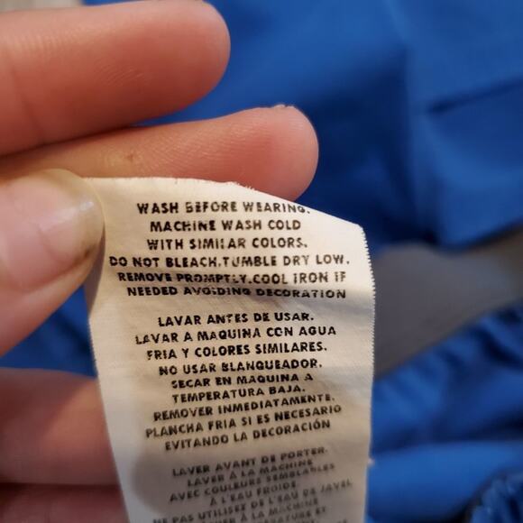 Cherokee workwear xs tall blue scrub pants - Picture 10 of 10